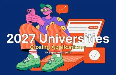 Universities Closing Applications: 30 September 2026