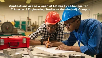 Applications are now open at Letaba TVET College for Trimester 2 Engineering Studies at the Modjadji Campus.