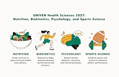 UNIVEN Health Sciences 2027: Nutrition, Biokinetics, Psychology, and Sports Science