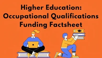 Higher Education: Occupational Qualifications Funding Factsheet