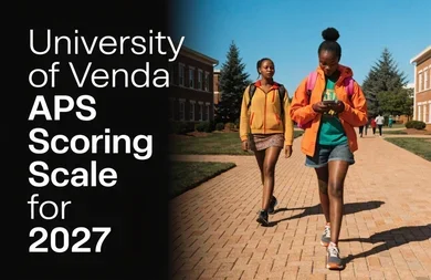 University of Venda APS Scoring Scale for 2027