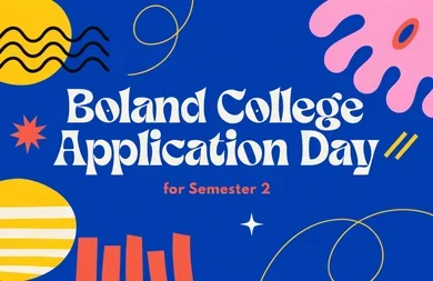 Boland College Application Day for Semester 2