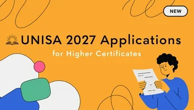 UNISA 2027 Applications for Higher Certificates