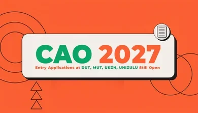 CAO 2027 Entry Applications at DUT, MUT, UKZN, UNIZULU Still Open