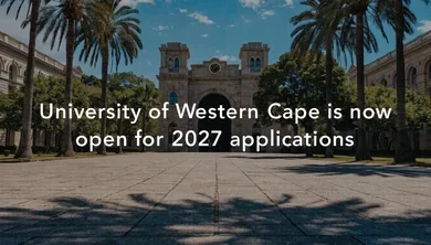 University of Western Cape is now open for 2027 applications