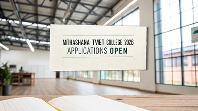 Mthashana TVET College 2026 Applications Open