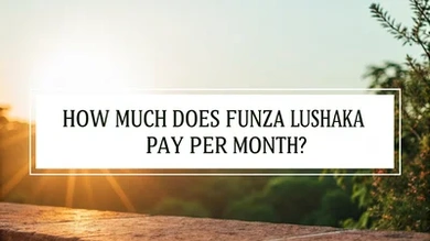 How much does Funza Lushaka pay per month?