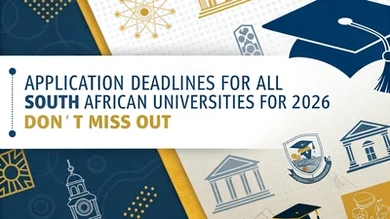 Application Deadlines for All South African Universities for 2026 – Don’t Miss Out