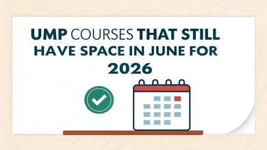 UMP Courses That Still Have Space in June for 2026