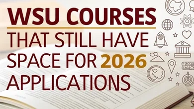 WSU Courses That Still Have Space for 2026 Applications