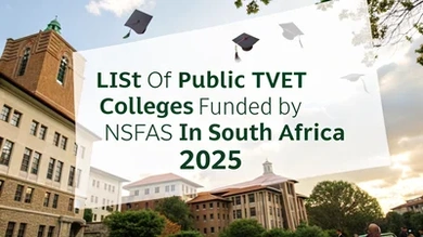 List of Public TVET Colleges Funded by NSFAS in SA (2025)