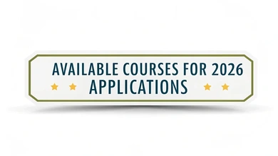Available Courses for 2026 Applications