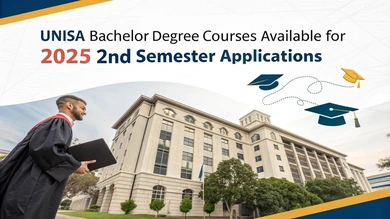 UNISA Bachelor Degree Courses Available for 2025 2nd Semester Applications