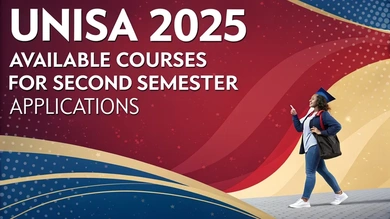 UNISA available courses for 2025 2nd semester Applications