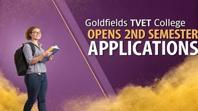 Goldfields TVET College Opens 2nd Semester Applications