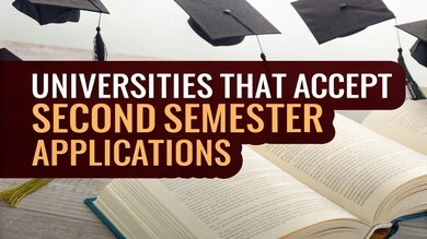 Universities that accept second semester applications
