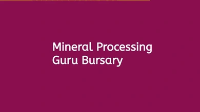Mineral Processing Guru Bursary