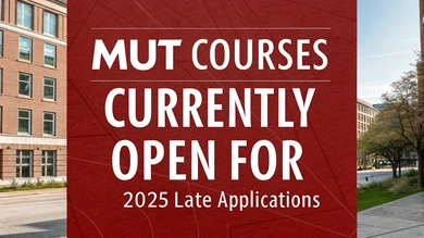 MUT Courses Currently Open for 2025 Late Applications - Varsity Wise