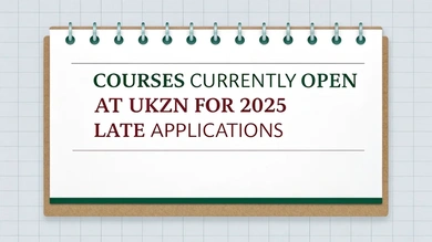 Courses Currently Open at UKZN for 2025 Late Applications