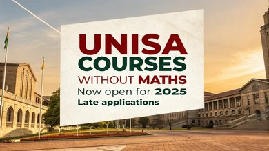 UNISA courses without maths now open for 2025 late applications