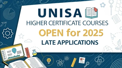 UNISA Higher Certificate Courses Open for 2025 Late Applications