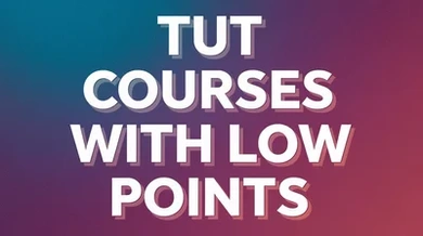 TUT Courses With Low Points