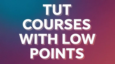 TUT Courses With Low Points