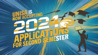 UNISA is now accepting 2024 applications for second semester