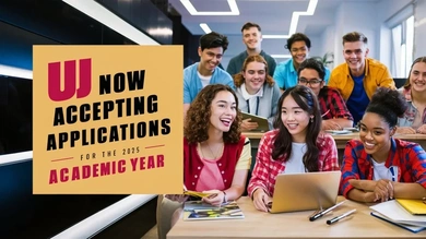 UJ now accepting applications for the 2025 academic year