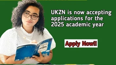 UKZN is now accepting applications for the 2025 academic year