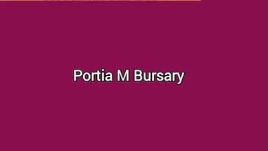 Portia M Bursary