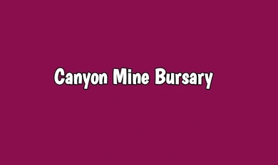 Canyon Khanye Coal Mine Bursary