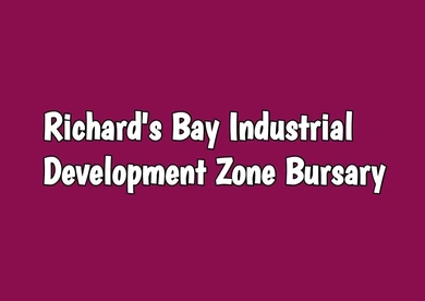 Richards Bay Industrial Development Zone Bursary