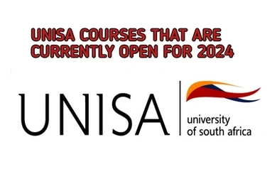 Courses currently open at UNISA for 2024 late applications
