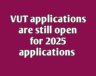 VUT is still open for 2025 applications - Varsity Wise