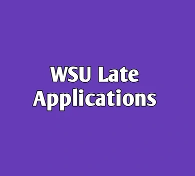 WSU IS NOW OPEN FOR LATE APPLICATIONS