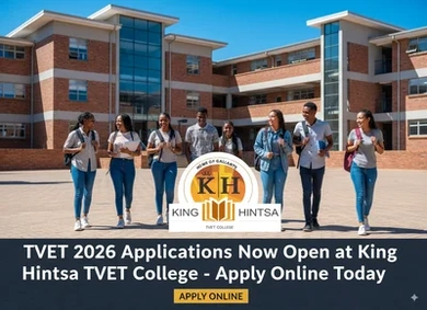 TVET 2026 Applications Now Open at King Hintsa TVET College – Apply Online Today