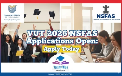 VUT 2026 NSFAS Applications Open: Apply Today