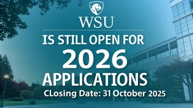 WSU is Still Open for 2026 Applications (Closing Date: 31 October 2025)