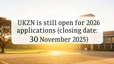 UKZN is Still Open for 2026 Applications (Closing Date: 30 November 2025)