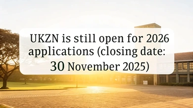 UKZN is Still Open for 2026 Applications (Closing Date: 30 November 2025)