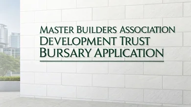 MASTER BUILDERS ASSOCIATION DEVELOPMENT TRUST BURSARY APPLICATION