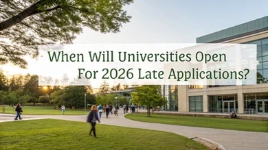 When Will Universities Open for 2026 Late Applications?
