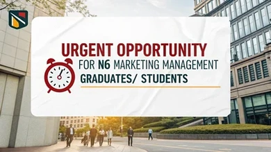 Urgent Opportunity For N6 Marketing Management Graduates/Students