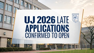UJ 2026 Late Applications confirmed to Open