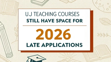 UJ Teaching Courses Still Have Space for 2026 Late Applications