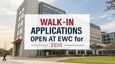 Walk-in Applications Open at EWC for 2026