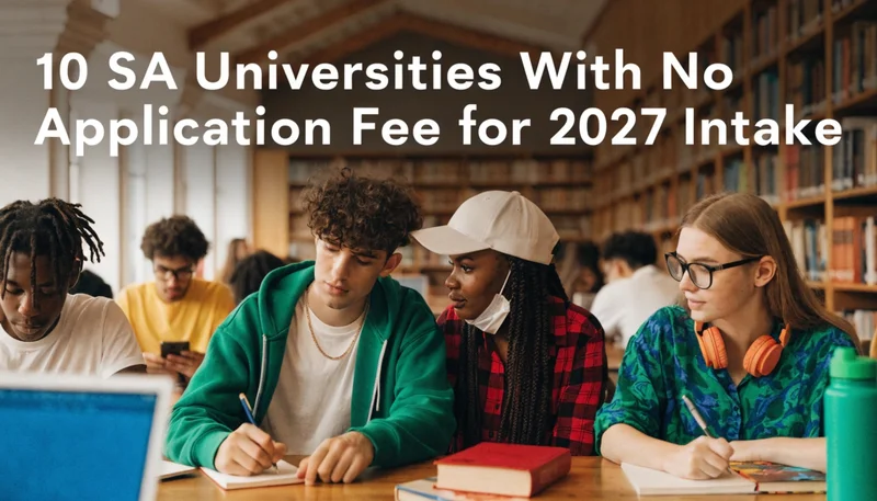 10 SA Universities With No Application Fee for 2027 Intake