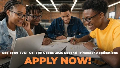 Sedibeng TVET College Opens 2026 Second Trimester Applications