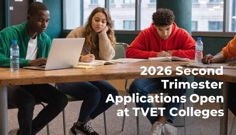 2026 Second Trimester Applications Open at TVET Colleges